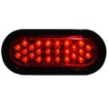 (1) 6" Work Truck Box Trailer Rv Brake Tail Light Turn Signal Red 26-Led Lights