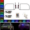 11-16 Ford F-250 Multi-Color Changing LED RGB Halo Upper Headlight Rings Pair IR