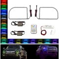 11-16 Ford F-250 Multi-Color Changing LED RGB Upper Headlight Halo Rings M7 Set