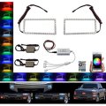 07-13 Chevy Silverado Multi-Color LED RGB SMD Fog Light Halo Ring BLUETOOTH Set