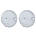 55-56-57 Chevy & GMC Pickup Truck Clear Park Light Lamp Plastic Lens Lenses Pair