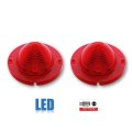 58-59-60-61-62-63-64-65-66-67 Chevy Corvette LED Tail Brake Light Lamp Lens Pair