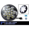 7" Black 45W LED 6K 6000K Light Bulbs Sealed Beam Headlamp Headlight EACH