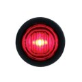 3/4" Red SMD LED Mini Clearance Side Marker Light Lens Truck Trailer Fits Jeep