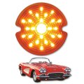 53 54 55 56 57 58 59 60 61 62 Corvette Amber LED Park Light Turn Signal Lens