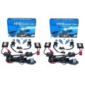 12000K 12k Purple Hi/Low H4 HID Light Bulbs Bi-Xenon Ballast 35w Headlight Set