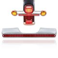 Turn Signal Bar 19 Red LED 12" Reflector Light Lens Bar Fits: Harley Motorcycle