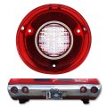 72 Chevy Chevelle SS & Malibu Clear & Red LED RH Back Up Reverse Light Lamp Lens