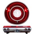 71 Chevy Chevelle SS & Malibu Clear & Red LED RH Back Up Reverse Light Lamp Lens