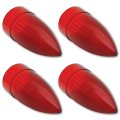 59 1959 Cadillac Caddy Red Tail Brake Light Lamp New Replacement Lens Lenses Set