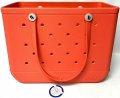 New Authentic Bogg Beach Bag The Ultimate Tote Coral Me Mine Large With Pockets