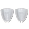 53 1953 Chevy Car Tail Clear White Reverse Back Up Light Lens Chevrolet PAIR