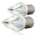 #1157 White HIgh Power Dual LED 12V Tail Light Front Turn Signal Lamp Bulb PAIR