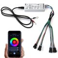 Bluetooth Phone iOS Android RGB RGBW LED Color Change Light Remote Snap Splitter