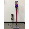 Dyson V6 Motorhead Vacuum Fuchsia w/ Attachments & Wall Charger Used Not Working