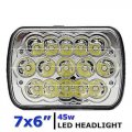 7x6" LED HID  Light Bulbs Clear Sealed Beam Headlamp Headlight For Jeep Wrangler