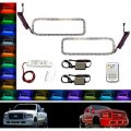 05-07 Ford F-250 Multi-Color Changing LED RGB Lower Headlight Halo Ring M7 Set