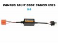 H4 Led Error Canceler Anti No Flicker Capacitor Headlight Wire Canbus Plug Each