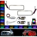 05-07 Ford F-250 Multi-Color Changing LED Lower Headlight Halo Rings BLUETOOTH