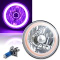 5-3/4 H5006/H5001 Purple COB SMD LED Halo Angel Eye Halogen Light Bulb Headlight