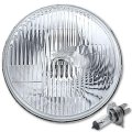 7" Motorcycle Semi Sealed Beam Headlight Headlamp Halogen H4 Clear Bulb 60/55W