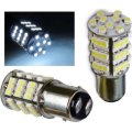 White LED #1157 12 Volt Tail Light Brake Stop Turn Signal Lamp Bulbs Pair 54SMD