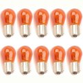 1156NA 12V Amber Park Parking Back Up Tail Light Signal Lamps Box of 10 Bulbs