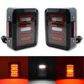 LED Tail Turn Signal Brake Reverse Light Assembly Pair For 07-17 Jeep Wrangler