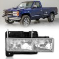 Composite RH Headlight Headlamp & Bracket for 1990-98 Chevy & GMC Truck Blazer