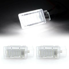 White LED Rear Luggage Compartment Trunk Light Lamp Pair Fits 09-15 Buick Octane Lighting