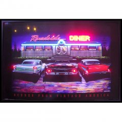 ROADSIDE DINER NEON/LED PICTURE