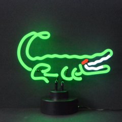 ALLIGATOR NEON SCULPTURE