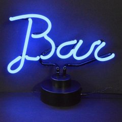 BAR SCRIPT NEON SCULPTURE