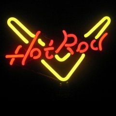 HOT ROD NEON SCULPTURE