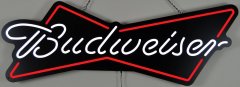 BUDWEISER BOWTIE 48 INCH OPTI NEON LED SIGN