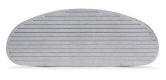 1933-34 Chevy Master brushed aluminum, ball milled glove box door