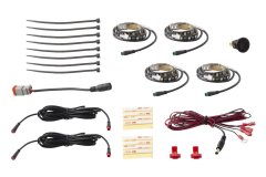RGBW Footwell Strip Kit 4pc Multicolor Diode Dynamics