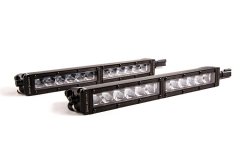 12 Inch LED Light Bar  Single Row Straight Clear Driving Pair Stage Series Diode Dynamics