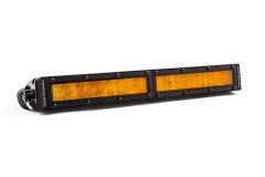 12 Inch LED Light Bar  Single Row Straight Amber Wide Each Stage Series Diode Dynamics