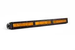 18 Inch LED Light Bar  Single Row Straight Amber Wide Each Stage Series Diode Dynamics