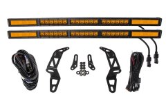 Jeep 2018 SS30 Bumper LED Kit Amber Combo Dual Diode Dynamics