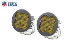 Worklight SS3 Sport Yellow Flood Round Pair Diode Dynamics