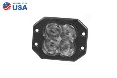 Worklight SS3 Sport White SAE Fog Flush Single Diode Dynamics