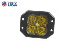 Worklight SS3 Sport Yellow Driving Flush Single Diode Dynamics