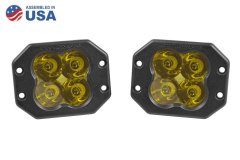 Worklight SS3 Sport Yellow Spot Flush Pair Diode Dynamics