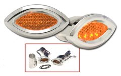 Cateye/Amber Marker Light, pair