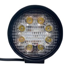 4 Inch Round High-Powered LED 27W/1755LM Each Street Series Race Sport Lighting