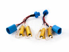 9004 Plug-and-Play Interface Cable w/ 2 resistors Pair Race Sport Lighting