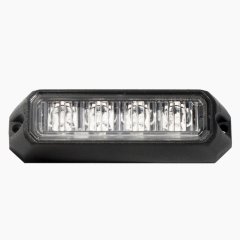 4-LED Amber Surface Mount Strobe Race Sport Lighting