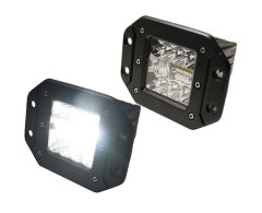 Eco Light LED High Power Flush Mount Style Auxiliary Lights Sold as Pairs Race Sport Lighting